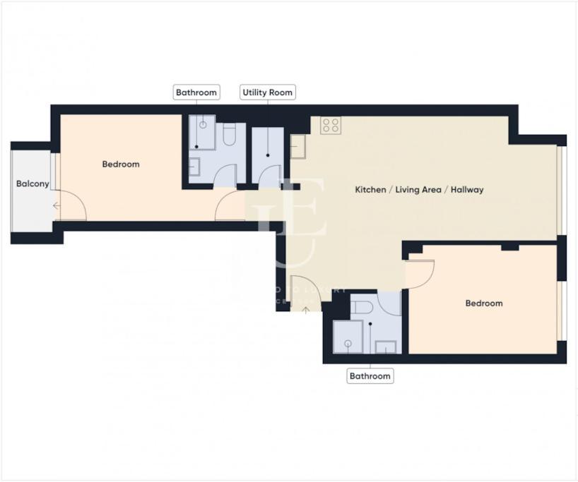 New York: A Spacious Modern Apartment With Parking Sofia Eksteriør billede
